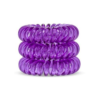 Purple Berry SpiraBobble | Fasce per capelli da donna – Set di 12 elastici per capelli | Elastici per capelli durevoli | Anello a spirale per code di cavallo