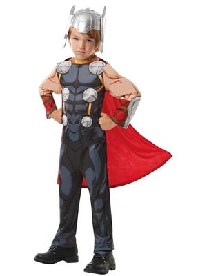 Rubies- Marvel Avengers Thor-Costume Classico per Bambini Ragazzi, Cartoni Animati, Multicolore, S, 640835S000
