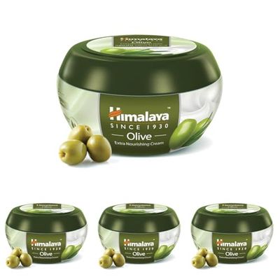 Himalaya Olive Extra Nourishing Cream for Ultimate Hydration and Moisturized Skin -150ml (Pack of 4)