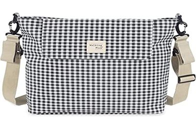 Walking Mum Bolso Cambiador I Love Vichy Changing Bag, Black/White