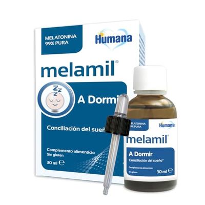 Melamil, melatonina 99% pura que ajuda a adormecer, complemento alimentar em gotas para crianças, 30 ml