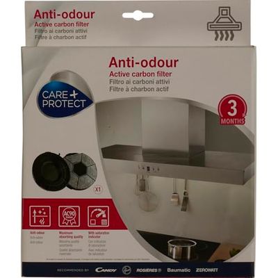 CARE + PROTECT Filtros de Carbón Activo Antiolor Compatibles (240x32mm, 410gr, Type 028)