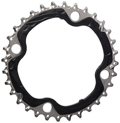 Shimano 32d M610/T521 Triple 10V Plato, Unisex volwassenen, zwart, enkele maat