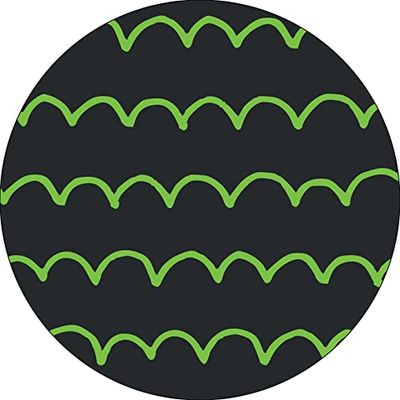 Bonateks, Round Digital Printed Mouse Pad, Non-Slip Base, for Office and Home, Diameter:22cm