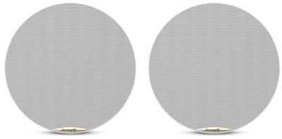 Audibax CM608-BT - Enceintes Bluetooth Encastrables - 2 x 40W Enceintes Encastrables - Enceintes de Plafond de 6,5 Pouces - Grille Magnétiquement Ajustable - Enceintes Actives et Passives à 2 Voies