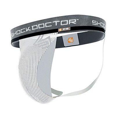 Shock Doctor Core slip avec poche - proteção do peito e costelas, branco, tamanho XL