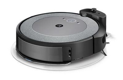 iRobot Roomba Combo i5 (i5172) Robotstofzuiger en Dweilrobot - Werkt met Spraakassistent (Alexa) - Gepersonaliseerde suggesties - Per kamer schoonmaken - Ideaal voor dierenharen en harde vloeren