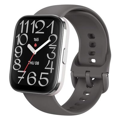 Amazfit Bip 5 Unity, 46 mm Montre connectée avec Suivi d'activité Physique avec Batterie de 11 Jours, Plus de 120 Modes Sportifs, appels téléphoniques Bluetooth, Noir
