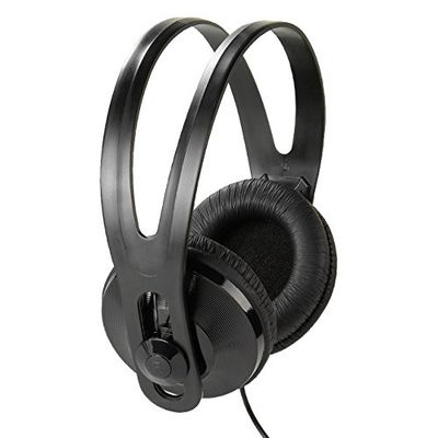 Vivanco SR 96 TV Auriculares de diadema fechados (controlo remoto integrado, 150 dB, cabo de 5 metros), preto