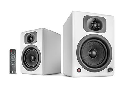 Wavemaster Two Neo Soft White - Sistema di Altoparlanti da Scaffale (60 W) con Streaming Bluetooth, Collegamenti Digitali e Telecomando a Infrarossi, per Tv/tablet/smartphone (66366) - Bianco Opaco