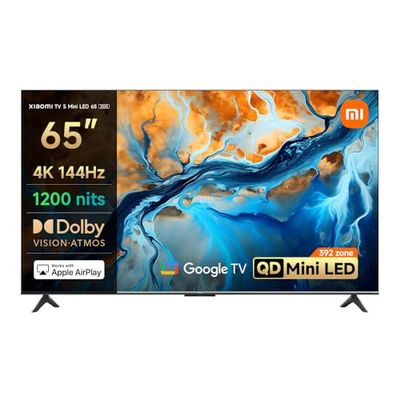 Xiaomi TV S Mini LED 65, QLED, 65 inch, Dolby Vision, Atmos144Hz, 1200 nits