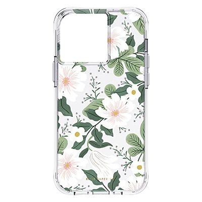 Rifle Paper Co - Hoesje voor iPhone 13 Pro - 10ft valbescherming - Verhoogde cabochon accenten - 6.1 Inch - Wilg