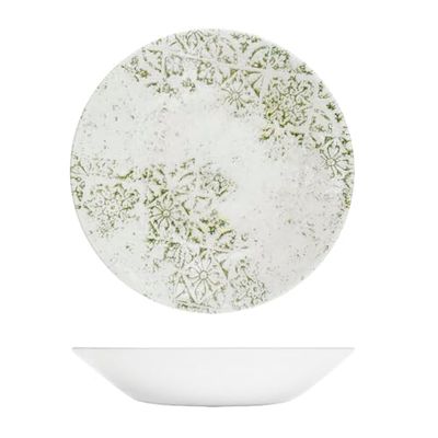 Queens By Churchill Algarve Grey Coupe Bowl 20cm - Pack of 6