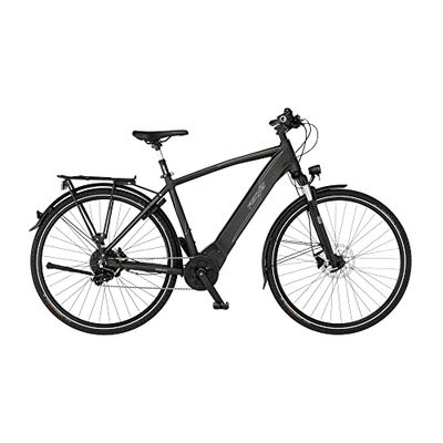 Fischer Viator 6.0i, Bicicletta elettrica da Uomo | RH Motore Medio 90 NM | Batteria da 36 V nel Telaio Trekking | E-Bike, Grafite Metallizzato Opaco, Rahmenhöhe 55 cm