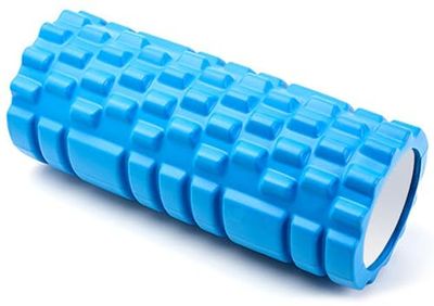 G5 HT SPORT Rodillo Masajeador de Goma Pluma EVA Foam Roller para Entrenamiento Rehabilitativo [Más Coloraciones] Automasaje Muscular Ideal para Fisioterapia Gimnasio Yoga Pilates (Azul)