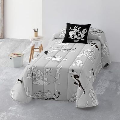 BELUM | Looney Tunes Bouti Looney Tunes BN, Organic Cotton and Combed Quilt for Bed of 150, Soft Quilt, All Season Bedspread