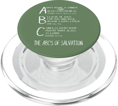The A B C's of Salvation In Jesus There's No Other Acts 4 12 PopSockets PopGrip for MagSafe
