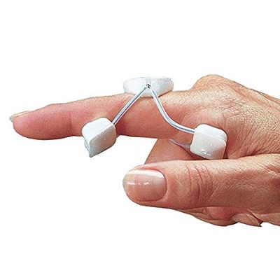 Roylan Sof-Stretch Finger Extension Splint White, Provides Dynamic Support for Finger Extension, X-Small (5.1cm), White