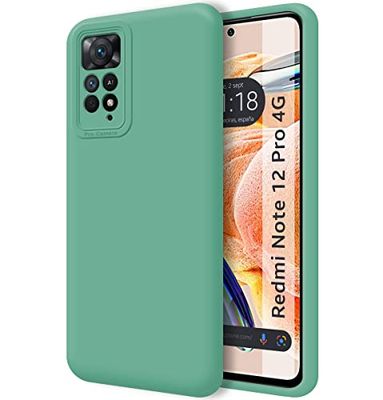 Funda Silicona Líquida Ultra Suave para Xiaomi Redmi Note 12 Pro 4G Color Verde