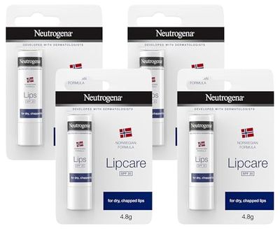Neutrogena SPF 20 Lip Care, 4.8g (Pack of 4)
