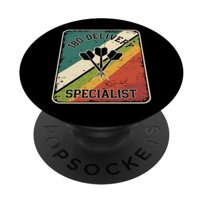 180 Delivery Specialist Dart Funny Darts Player PopSockets Adhesive PopGrip