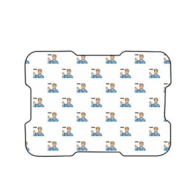 Bonamaison, Tapis de Souris Imprimé Numériquement, Fond Antidérapant, pour Bureau et Maison, Taille: 22x18cm