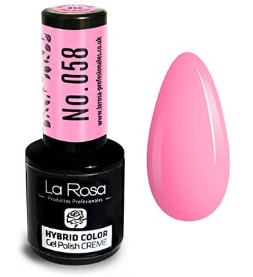 LaRosa Gel Nail Polish CREME - UV/LED Soak-Off Nail Art Manicure Pedicure for Professional, Salon & Home Use - Long Lasting & Easy to Apply 9ml