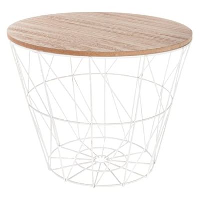 Kumi White Metal Coffee Table