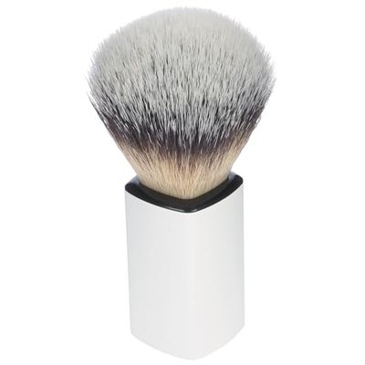 Shaving Brush Synthetic Hair with White Plastic Handle Height 10 cm Ring Diameter 21 cm