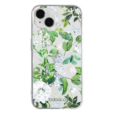 ERT GROUP etui na telefon Apple Iphone 13 MINI, case oryginalny i oficjalnie licencjonowany przez Babaco, wzór Flowers 038, optymalnie dopasowane, plecki z TPU częściowo przeźroczyste