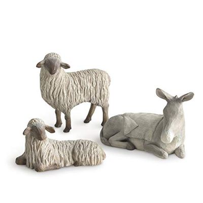 Willow Tree Enesco Figuras decorativas, design de animais de estábulo