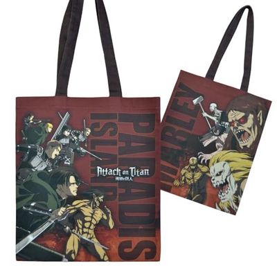 Tote Bag - Attack on Titan: The Final Season - Paradis Island vs. Marley: 35x40cm