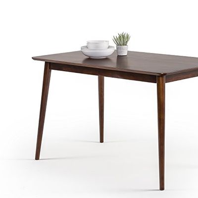 Zinus Jennifer Bureautafel, 120 x 75 x 74 cm, metaal en hout, multifunctionele tafel, espressobruin, espressokleur