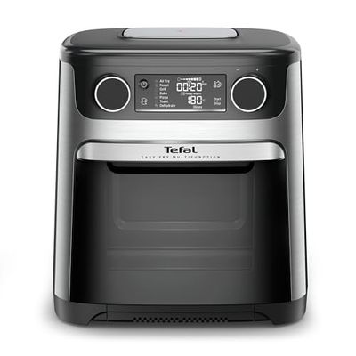 Tefal FW556D Friggitrice ad aria e forno multifunzione, facile da friggere, 15 L, adatta per tutta la famiglia, doppio sistema di riscaldamento, ampia finestra, 9 programmi automatici