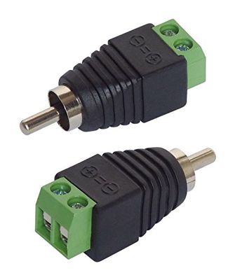Adapter Cinch - RCA-stekker, set van 2