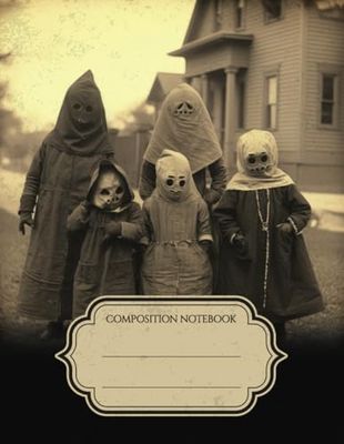 Composition Notebook College Ruled Vintage Halloween Kids, College Ruled Composition Notebook Vintage Halloween Children, Notebook Vintage Halloween Kids