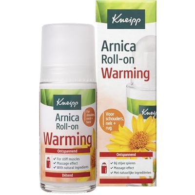 Kneipp Warming Roll-on con Arnica - Effetto riscaldante - Per muscoli rigidi - Effetto massaggio - 50 ml