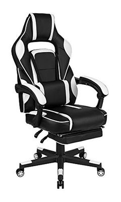 Flash Furniture Krzesła wyścigowe, sztuczna skóra, biały, standardowe