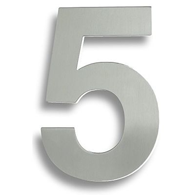 Carlisle Brass NUM10175BSS Numerals & Letters, Bright Stainless Steel