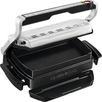 Tefal Optigrill & Bake XL, Grill intelligent, 9 programmes, Mode manuel, XL 8 personnes, Accessoire four, GC724D12