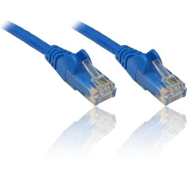 PremiumCord Câble Patch, CAT6, UTP, Ethernet, LAN, Rapide, Flexible et Durable RJ45 1Gbit/s Câble, AWG 26/7, Câble en Cuivre 100% CU, Bleu, 0,25 m