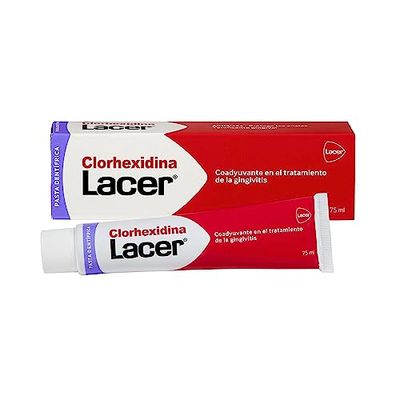 CLORHEXIDINA - Pasta Dental 75ml, Tratamiento Coayudante de la Gengivitis y la Periodontitis, Implantología y Cirugía