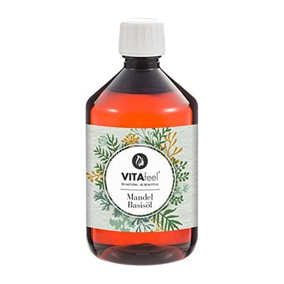 MeaVita Olio di Mandorle Meavita - Olio di Base Puro al 100%, 1 Confezione (1 X 500 Ml) - 500 ml
