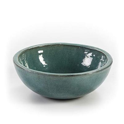 Bowl 29 x 29 x 11 GRES Turquesa Craquelado