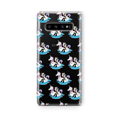 ERT GROUP mobiltelefonfodral för Samsung S10 originalt och officiellt licensierat Disney mönster Minnie 030 Vit optimalt anpassad till formen på mobiltelefonen, gedeeltelijk transparant