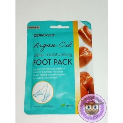 DERMA V10 ARGAN OIL FOOT PACK