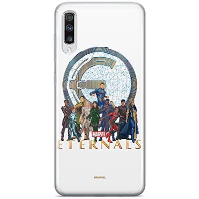 ERT GROUP mobiltelefonfodral för Samsung A70 originalt och officiellt licensierat Marvel mönster Eternals 006 optimalt anpassad till formen på mobiltelefonen, fodral tillverkad av TPU-plast