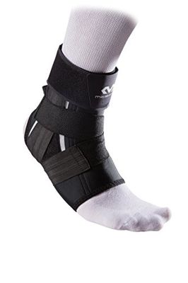 Mcdavid Unisex 461-left-bk-s Tobillera con precisión Correas, Negro, S
