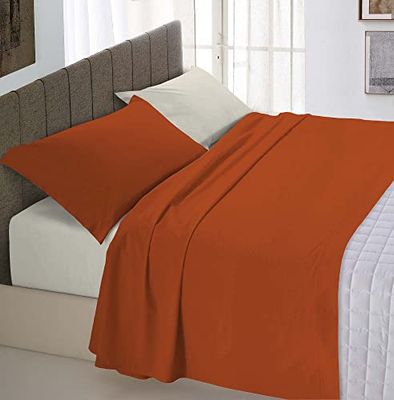 Beddengoedset Natural Color, Terra/Crème, tweepersoonsbed