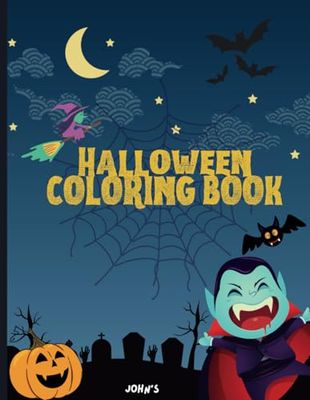 Halloween Coloring Book: Creatures, Curses, and Chills!: Spooky Creatures, A Fun and Frightful Coloring Adventure for Kids and Adults!